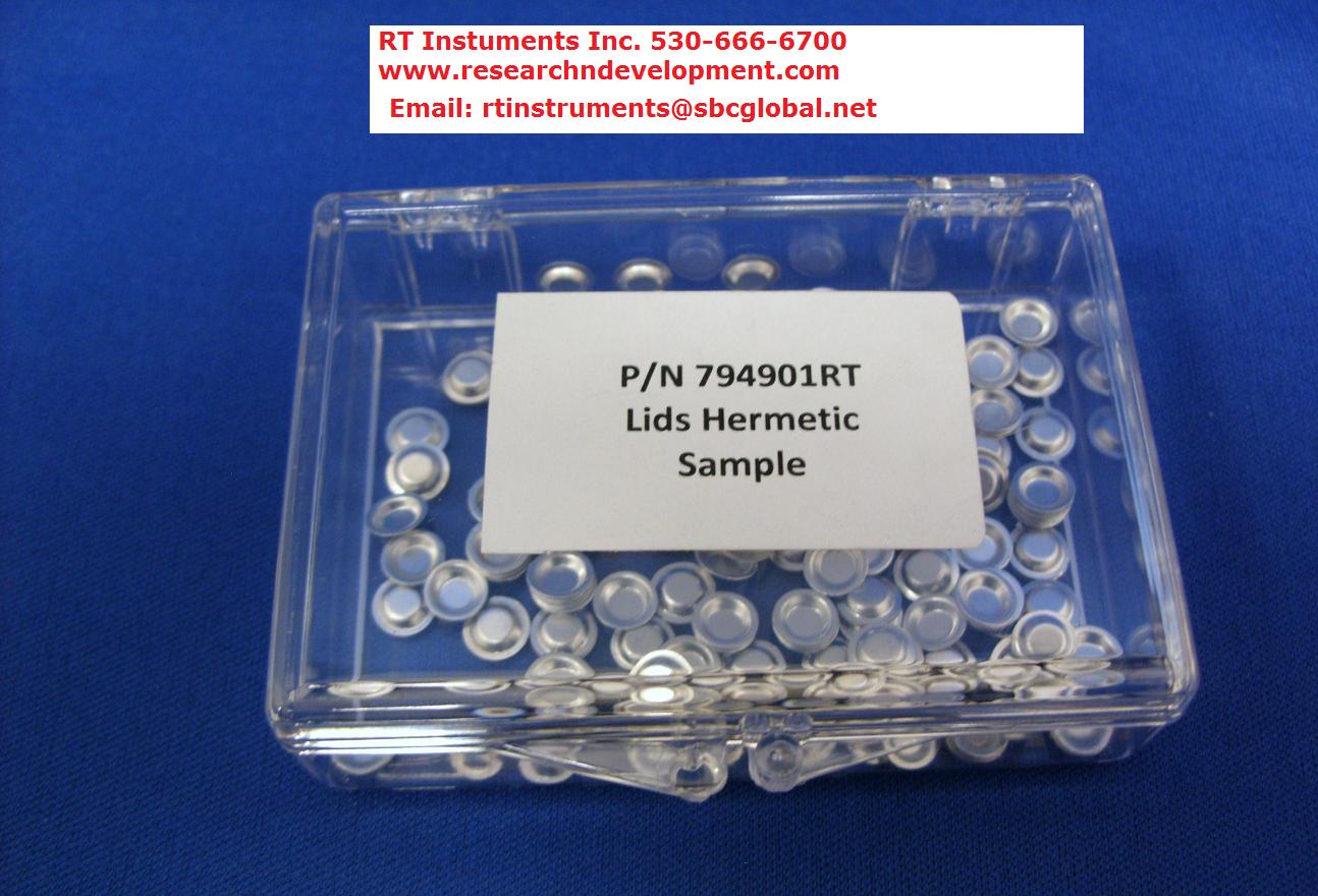 DSC Aluminum Hermetic Pan Lids